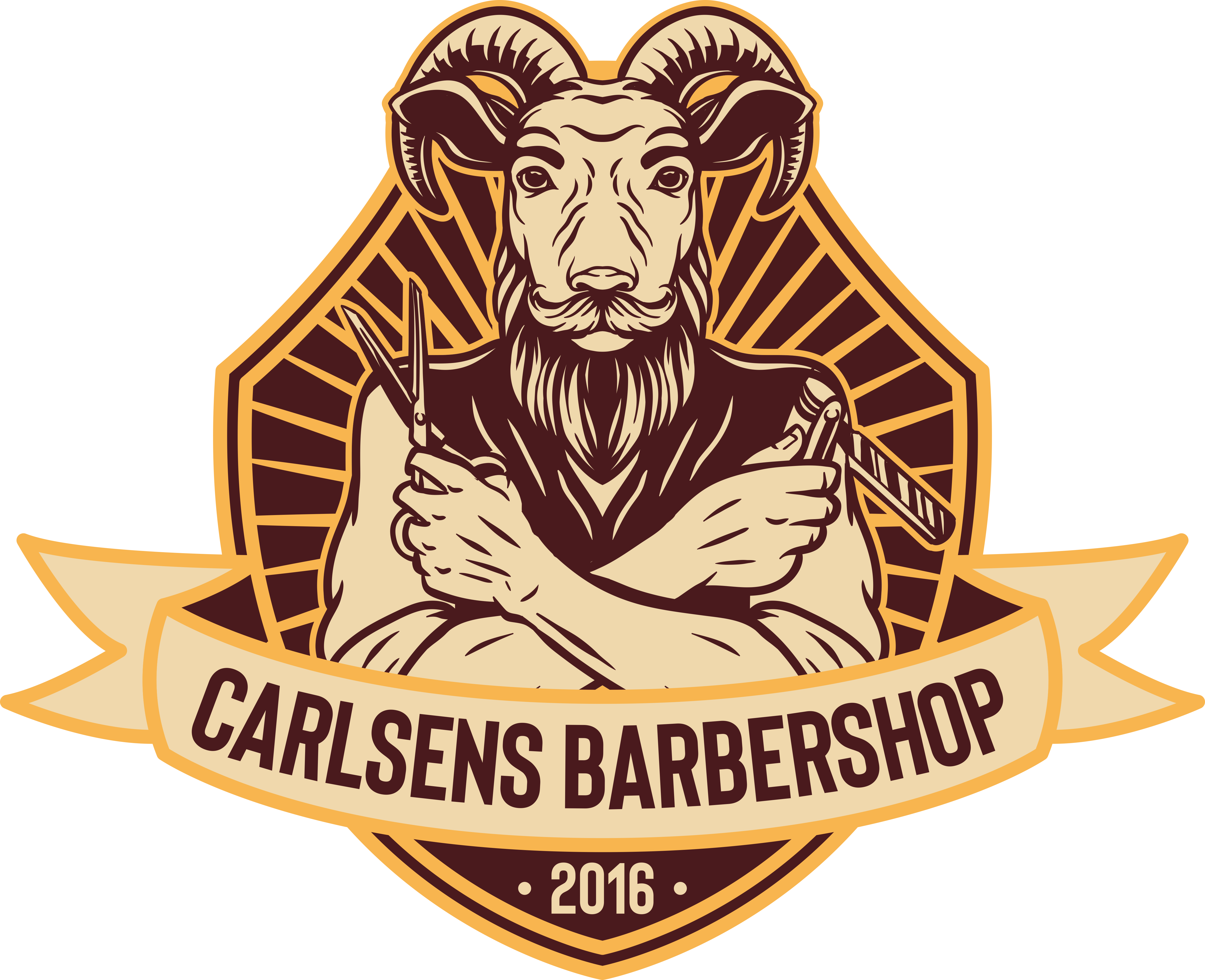 Carlsens Barbershop Logo